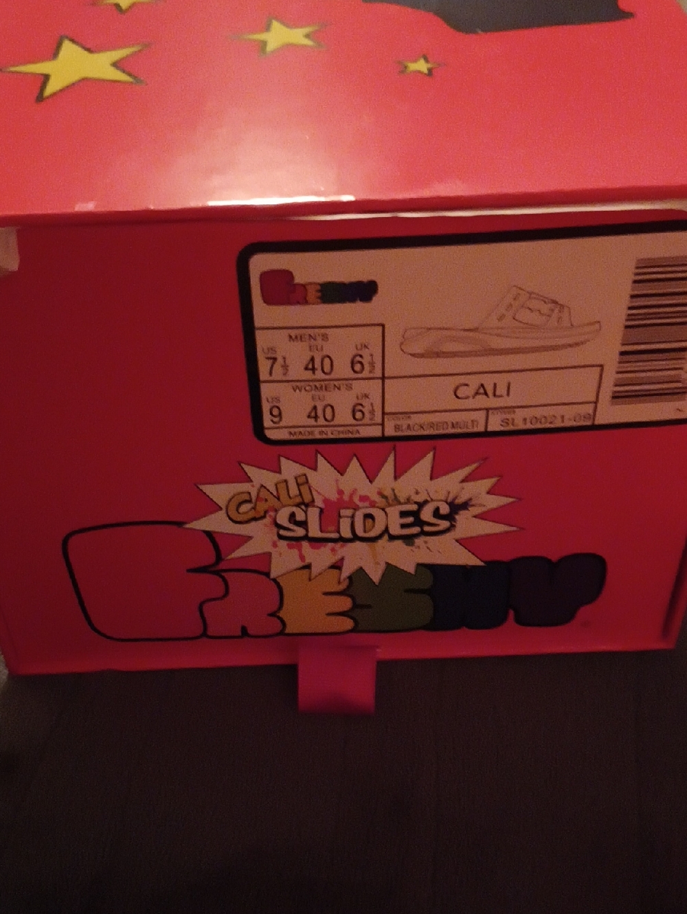 Cali Slides Shoe Box - Pink